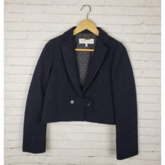 See by Chloe Navy Wool Blazer - Picture 1 of 5